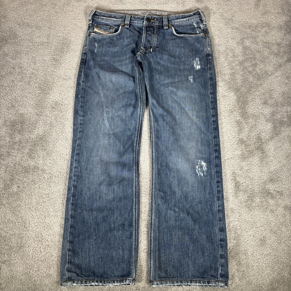 Vintage Diesel Yarik Jeans Men 33x30 Straight Leg Blue Denim Made In Italy READ*